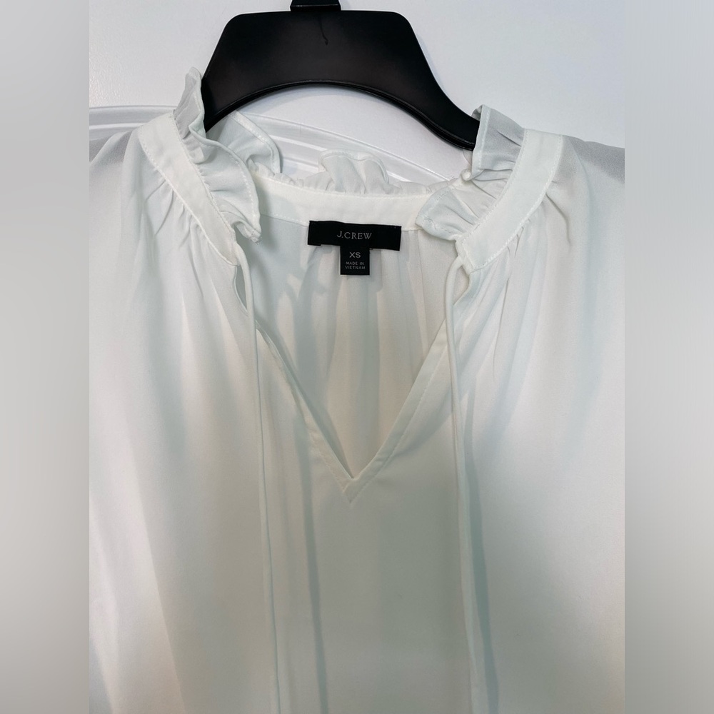 J.Crew Sheer Top - Picture 2 of 5